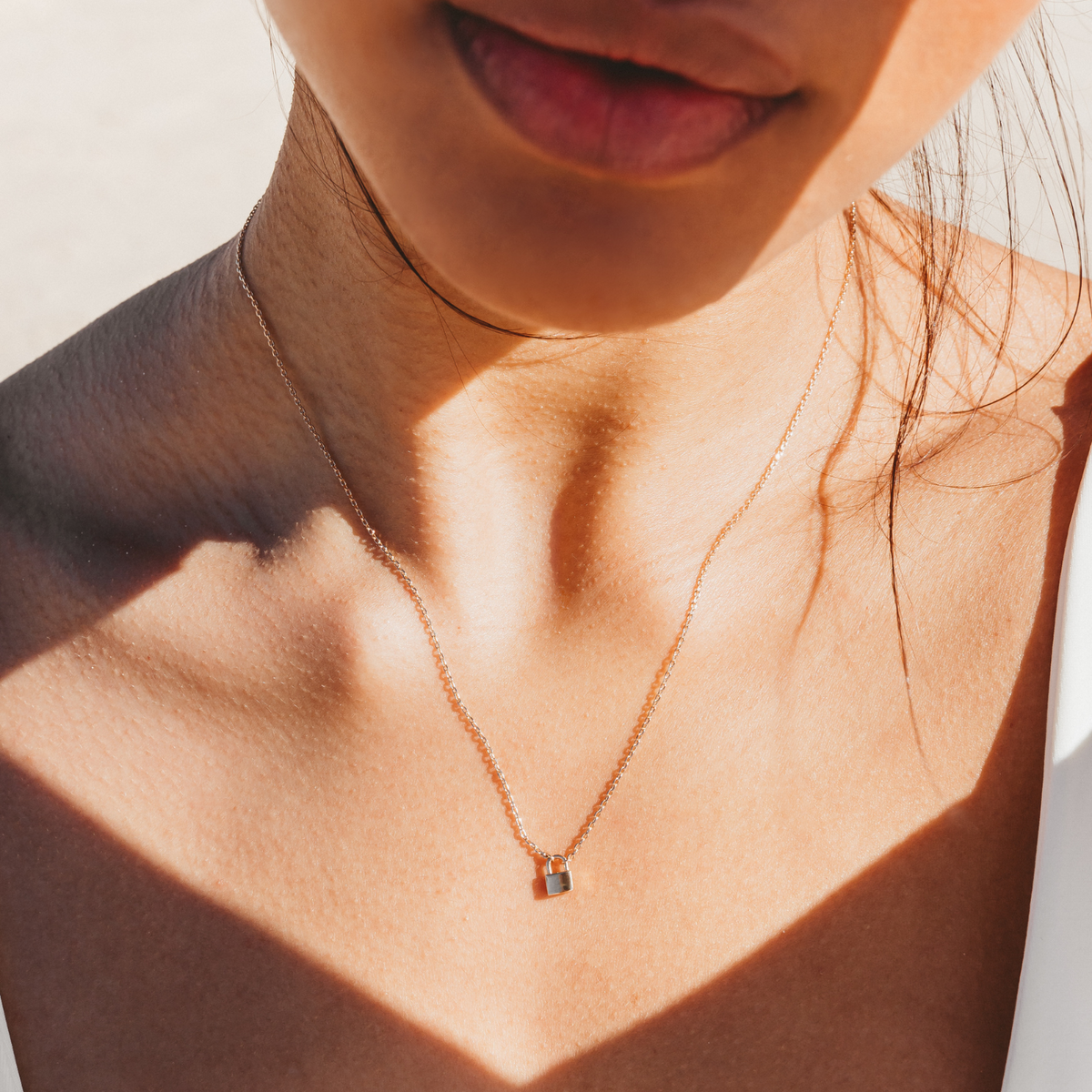 Mini Padlock Necklace