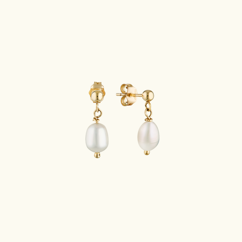 Small Pearl Drop Studs