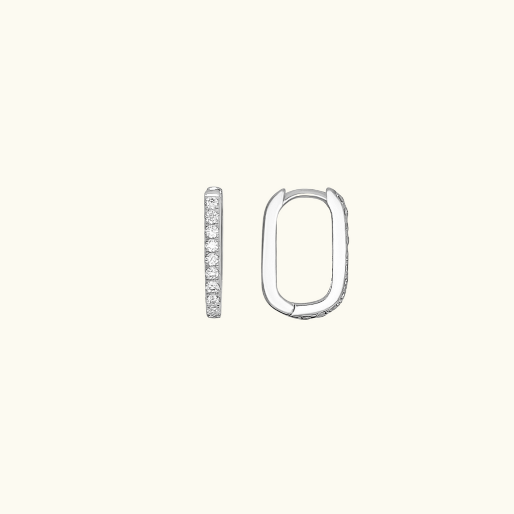 Esmé Hoops in Silver