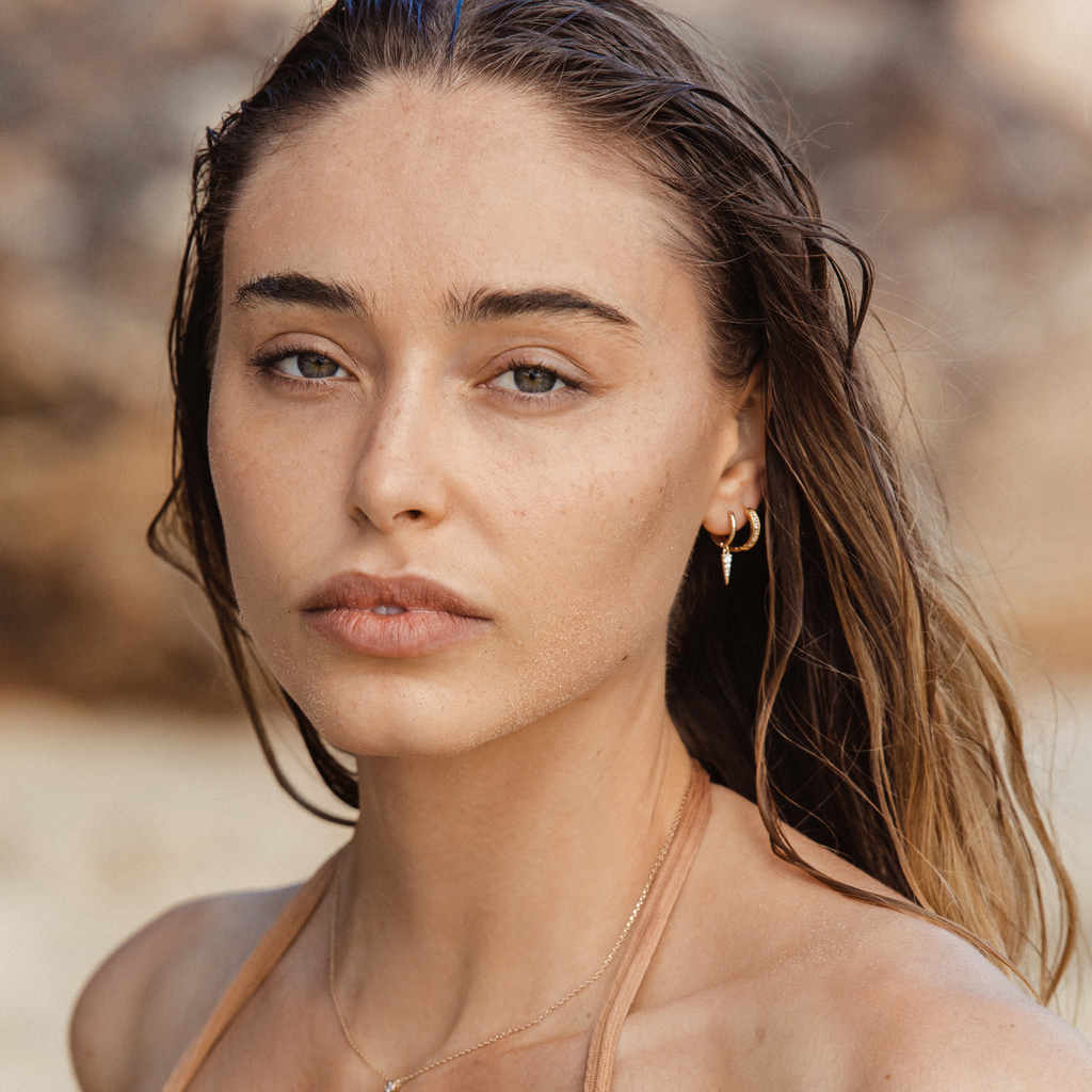 Sahira Maddie Gold Hoops main image 0