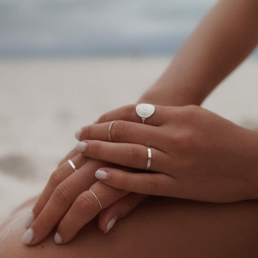 Dainty Stacking Ring Silver - FINAL SALE