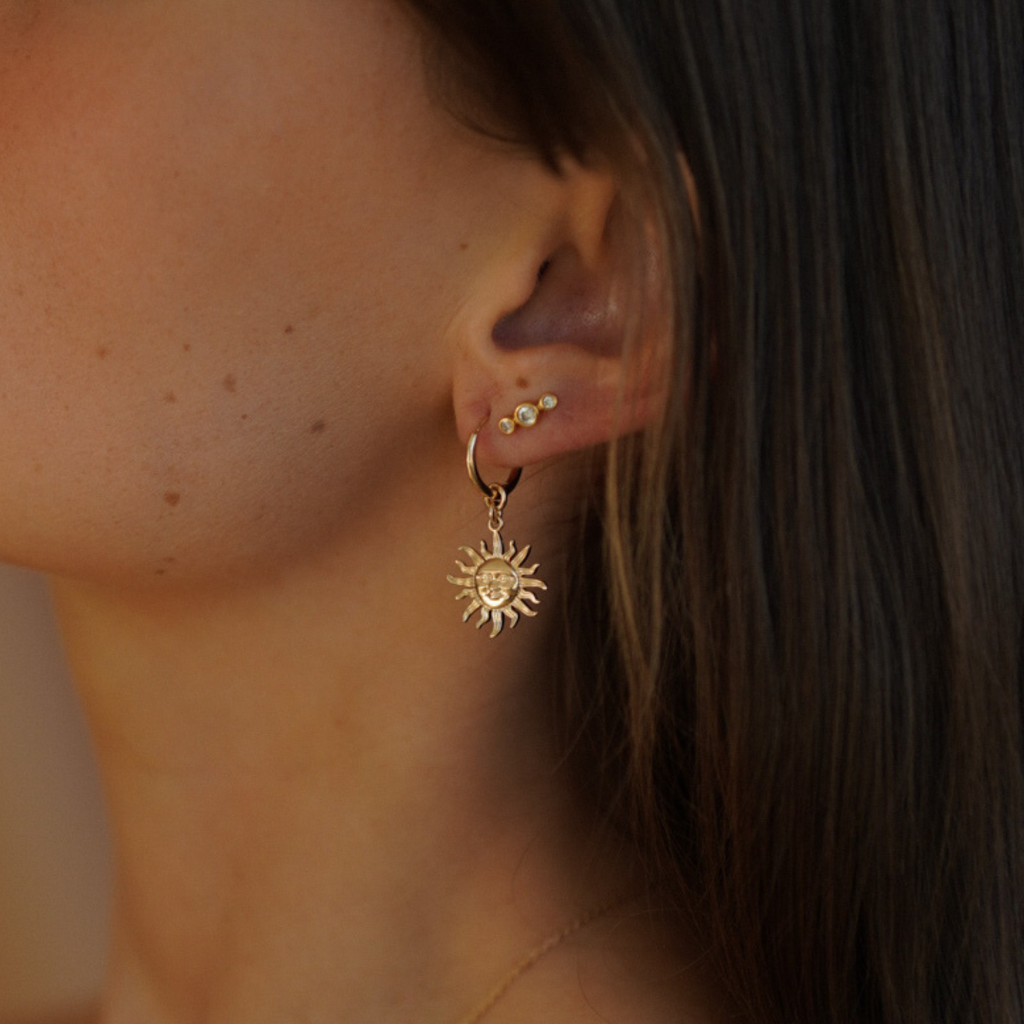 Sun Huggie Hoops