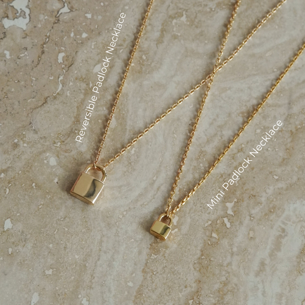 Reversible Padlock Necklace