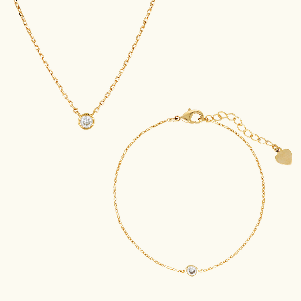 Lucent Necklace & Bracelet Set